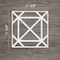 Ekena Millwork Small Buxton Decorative Fretwork Wall Panels in Architectural Grade PVC, 11 3/8"W x 11 3/8"H x 3/8"T WALP12X12BUX - alternate 6